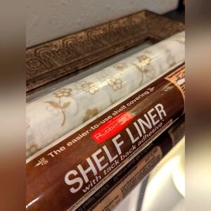(3) Vintage Floral Rubbermaid Shelf Liner